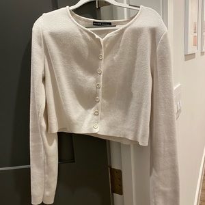 Slightly worn White Brandy Melville sweater